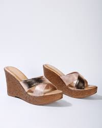 Buy Rose Gold Heeled Sandals For Women By Catwalk Online Ajio Com