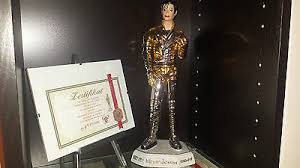 Check spelling or type a new query. Popsike Com Official Michael Jackson 24 Carat Gold Platinum Porcelain Statue Un Signed Auction Details