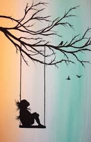 Instead, it becomes easier if you simply draw vertical lines and rotate the canvas. 38 Very Easy Things To Paint On Canvas For Beginners Artisticaly Inspect The Artist Inside You