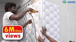 Painting plastic bathroom wall panels. How To Paint Ecoste 3d Wall Panels Know Which Paint Is Suitable For Pvc Wall Panels Or Wpc Youtube