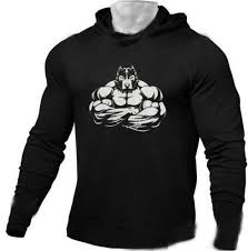 2019 Mens Gym Beast Wear Hoodies Printing Gym Hoodie Long Sleeve Solid Color Hooded Athletic Casual Sports Sweatshirts Tops Long Sleeves From Ebayfj