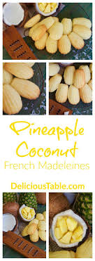 Gingerbread madeleines with molasses glaze the kitchy kitchen from www.thekitchykitchen.com madeleine beth mccann (born 12 may 2003) disappeared on the evening of 3 may 2007 from her bed in a holiday apartment at a resort in praia da luz. Tropical Pineapple Coconut French Madeleines Are Sweet And Moist Pack For Picnics In School Lunch B Coconut Desserts Madeleine Recipe Madeline Cookies Recipe