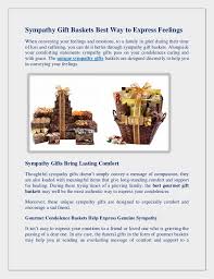 Choose a complimentary card at checkout and add your personalized message. Sympathy Gift Baskets Best Way To Express Feelings