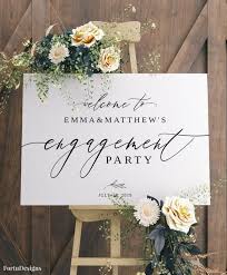 We tapped the minds of some wedding industry mavens for ideas that will guarantee a timeless soiree no matter. Engagement Party Decorations Engagement Welcome Sign Engagement Wedding Sign Template Modern Engagement Sign Rustic Party Decor 021fd In 2021 Engagement Party Decorations Diy Engagement Party Planning Rehearsal Dinner Decorations