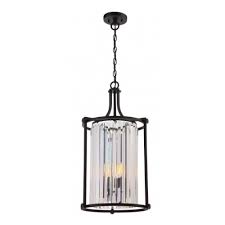 Nuvo Krys 4 Light Crystal Foyer Pendant Light Fixture Aged Bronze Nuvo 60 5772 Homelectrical Com