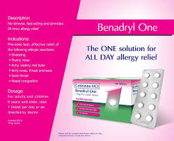 Cetirizine Hcl Benadryl One For The Benadryl Philippines Facebook
