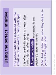 Check spelling or type a new query. Using The Perfect Infinitive