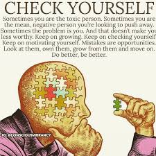 Check Yourself Stoicism Self Awareness Quotes Awareness Quotes Negative Person