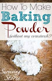 Homemade Baking Powder Without Any Cornstarch Homemade Baking Powder Homemade Spices Homemade Recipes