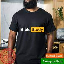 Bible Study Pornhub Logo Parody Shirt - Peanutstee