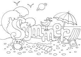To use as coloring pages, print out the file on white a4 or letter size paper. Hand Drawn Coloring Page On Summer Theme Stock Illustration Illustration Of Foam Summer 148222254