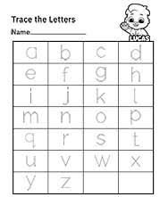 Letters printed from web browser appear up to 6 and a half inches tall while pdf letters are eight inches high. Lowercase Letters Free Printable Worksheets