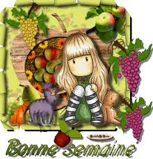 RÃ©sultat de recherche d'images pour "bonne semaine gif animÃ©"