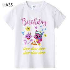 Baby shark 1st birthday shirt boy. Summer Fashion Shirts Boys Girls Birthday Shirts Baby Shark Birthday Shirt 1st Birthday T Shirt Baby Shark T Shirt Shopee Philippines