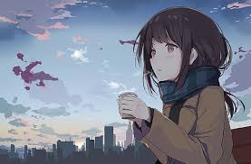 Owo just a lot of icons thank you for 3k | see more about anime, icon and anime girl. Hd Wallpaper Anime Girl Classroom Brown Hair Profile View One Person Wallpaper Flare
