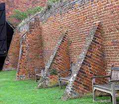 Buttress - A Projecting Support Of Stone Or Brick Built Against A Wall. 2)  A Source Of Defense Or Support. | Home Garden Design, Brickwork, Brick