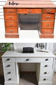 Black And White Wood Desk White Desk Restyle Timeless Creations Refurbished Desk White Desk Makeover Desk Makeover Diy