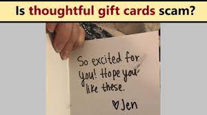 * no more than one promotion code or gift card allowed per order, cannot be applied to sp&s fees. Thoughtful Gift Cards From Jen In Mail Scam Or Real Thing My Review Youtube