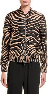 Find a great selection of coats, jackets and blazers for women at nordstrom.com. Moncler Abricot Zebra Striped Cropped Bomber Jacket Shopstyle
