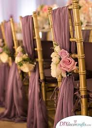 Regal Purple Wedding Decor Ideas Wedding Chair Decorations Wedding Chairs