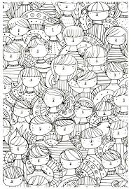 Inspired by nature or completely surreal, these drawings differ from mandalas because they are not concentrated on a single point. Faces Zen Anti Stress To Print Anti Stress Adult Coloring Pages