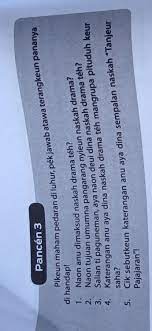 Pancen 3 bahasa sunda kelas 9 halaman 82. Tolong Dong Jawaban Pancen 3 Halaman 82 Kelas 9 Brainly Co Id