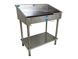 stainless steel shallow utility sink