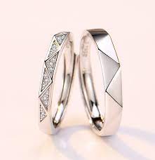 I Love You More Than Once 925 Sterling Silver Original Design Lovers Couple Opening Rings Couple Wedding Rings Couple Ring Design Engagement Rings Couple
