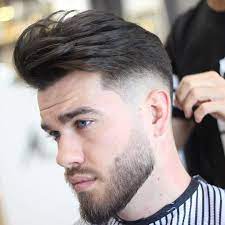 This is one of those hairstyles for men that perfectly mixes several style influences. Hairstyles For Men Round Face Hairstyles Pictures Short Hair With Beard Beard For Round Face Round Face Haircuts