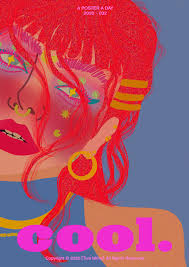 2020 One Poster A Day By Tom Mimo Indie Drawings Art Collage Wall Indie Art