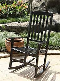 Amazon Com Cambridge Casual Amz 130818b Bentley Porch Rocker Black Garden Outdoor Rocking Chair Porch Porch Rocker Patio Rocking Chairs