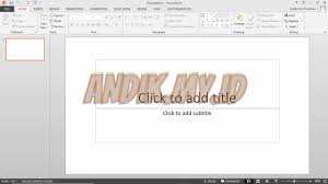 Powerpoint designer menyempurnakan slide untuk pelanggan microsoft 365 dengan menghasilkan pilihan ide desain secara otomatis. Mengubah Background Slide Powerpoint 2013 2016 Dengan Gambar Andik My Id