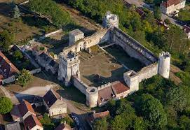 No.950 Château de Druyes-les-Belles-Fontaines, France | Medieval castle,  Castle, Manor house