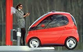 Citroen Tulip Two Seater Front Wheel Drive Electric Car 1995 Developed By Psa Peugeot Citroen Partnered With Via Gti And Ce Peugeot Car Sharing Tiny Cars