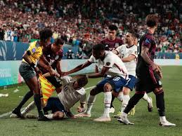 L l d d w. Calls For Removal Of Fans As Us Team Attacked With Bottles And Subjected To Homophobic Chants During Mexico Game The Independent