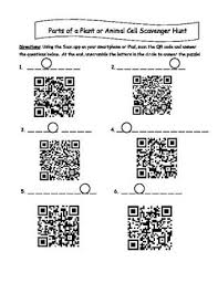 Qr Code Cell Parts Scavenger Hunt Science Cells Teaching Biology Teaching Science