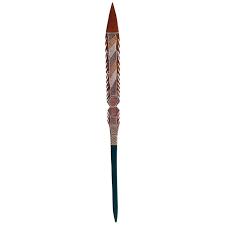 Spears and bows and arrows were used to take larger animals, while snares were employed to capture rabbits and partridge, and deadfalls were used for predators such as foxes and bears. Australian Aboriginal Carved And Pained Spear From Melville Island For Sale At 1stdibs