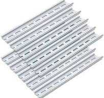 10 Pieces 1 Meter Aluminum DIN Rail, Top Hat Slotted DIN Rails with RoHS  for Professionals and DIY Cut Length | Hardware Components Mounting - 1  Meter ...