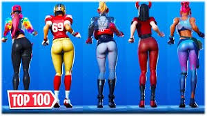 If your submission does not appear do not delete it. Top 100 Hot Fortnite Skins Performing The Thicc Party Hips Dance Emote Kyra Lynx Ruby Youtube