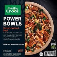 Chicken sausage & barley bowl and adobo chicken bowl today's meals from healthy choice are another walmart find, and they certainly look promising. Healthy Choice Power Bowls Korean Inspired Beef Frozen Meal 9 5 Oz Dillons Food Stores