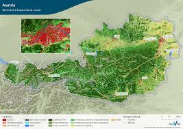 Austria is a landlocked country in central europe and is bordered by germany, hungary, slovakia, slovenia, italy, switzerland, liechtenstein and czech. Validated Sentinel 2 Based Land Cover Map For Austria Released For The First Time Copernicus