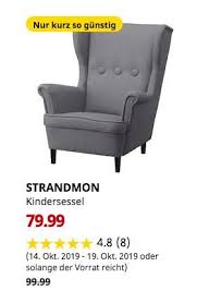 Ikea Hanau Strandmon Kindersessel Vissle Grau Kinder Sessel Kindersessel Sessel
