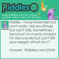 I Have Three Feet But Can T Walk I Tell You Thin