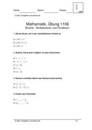 Jedes arbeitsblatt hat 12 aufgaben, wo brüche mit dem gleichen nenner addiert oder subtrahiert jedes arbeitsblatt hat 15 aufgaben, wo die summe von 2 brüchen einer bildlichen darstellung. Klassenarbeiten Zum Thema Bruche Mathematik Kostenlos Zum Ausdrucken Musterlosungen Ebenfalls Erhaltlich