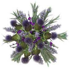 Thistle And Heather Bouquet Love This Scottish Flowers Scottish Thistle Bouquet Thistle Flower