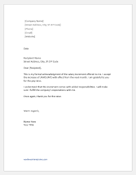 Proof of payment letter format mail. Salary Acknowledgement Letter Template Word Excel Templates