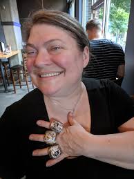 Some at The Fields know Wayne Meier, regular and friend. He was just put in  the NHL Hall of Fame! Yes, those are 3 Stanley Cup rings