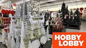 Shop cheap and minimalist christmas decor. Hobby Lobby Christmas Shopping Store Walk Through Christmas Trees Decorations Home Decor Youtube