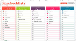 How to make a checklist template in excel? Cheery Checklists Excel Template Printable Checkable To Do Lists With Auto Clear Instant Digital Download To Do Lists Printable Checklist Hand Lettering Worksheet