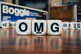 Design your everyday with removable texting wallpaper you'll love. Hd Wallpaper Photo Of Omg Boggle Blocks Oh My God Texting Social Media Wallpaper Flare